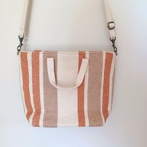 Universal Thread Woven Cotten Striped Cross Body Bag